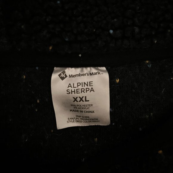 Men's Big & Tall Sherpa Pullover - NWOT - Picture 3 of 3